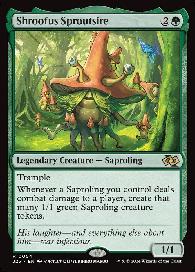 Card art for Shroofus Sproutsire from Foundations Jumpstart.