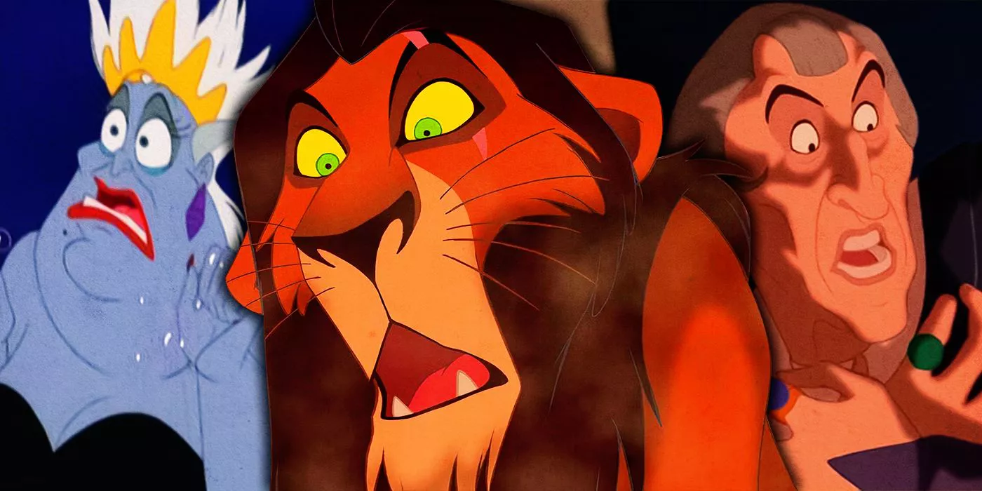 Images of Ursula, Scar and Judge Frollo