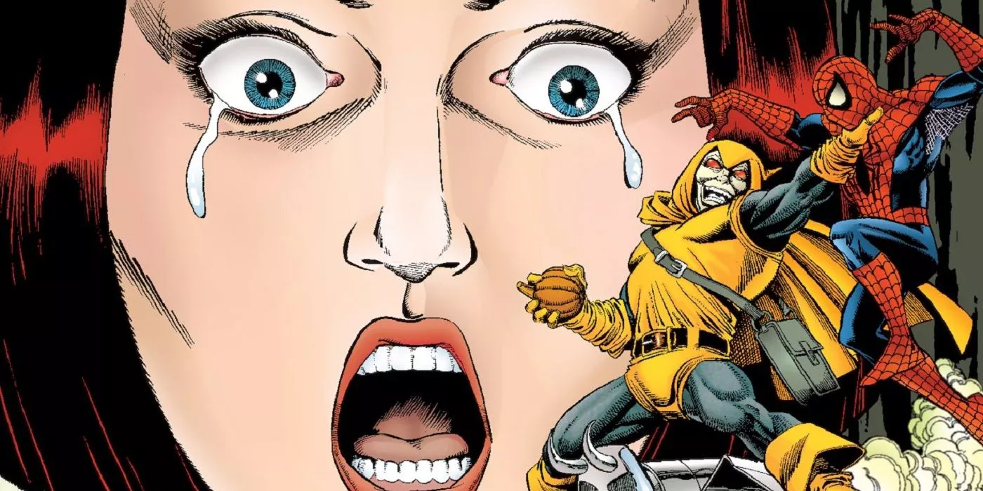 Spider-Man vs Hobgoblin as Mary Jane cries