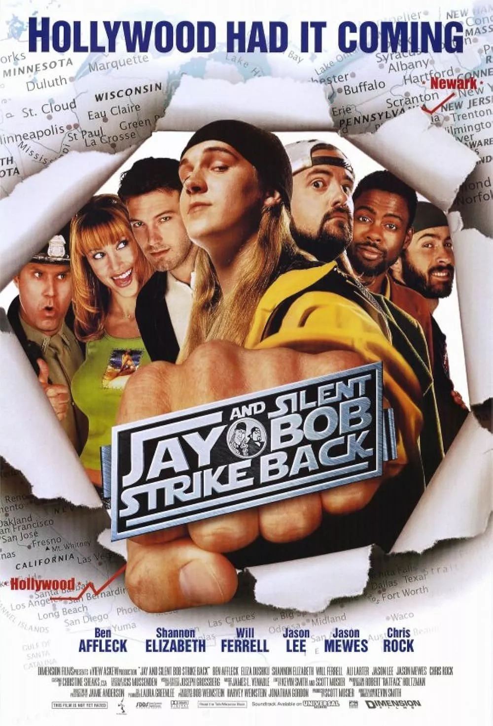 Ben Affleck, Chris Rock, Will Ferrell, y más en Jay and Silent Bob Strike Back (2001)