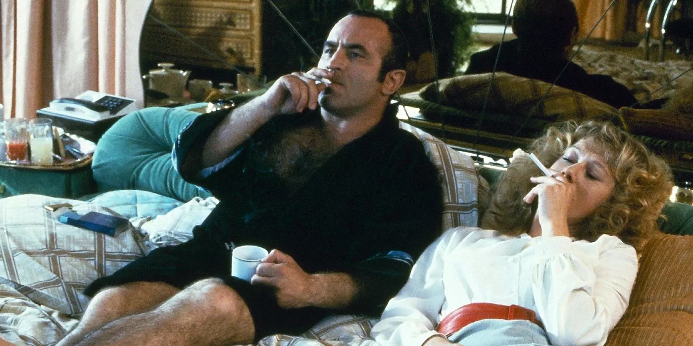 Bob Hoskins and Helen Mirren in The Long Good Friday