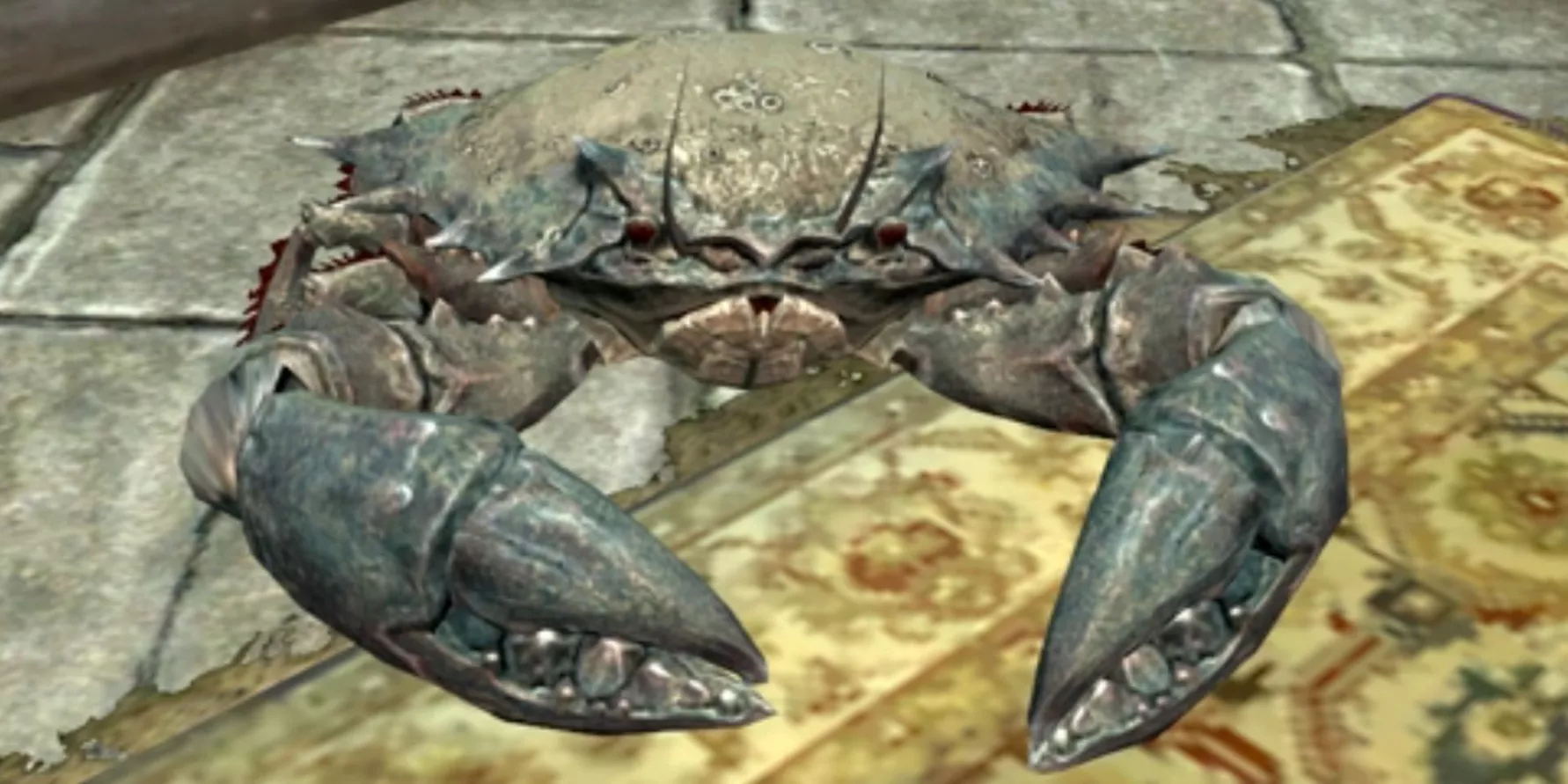 Un cangrejo de barro en The Elder Scrolls V: Skyrim.