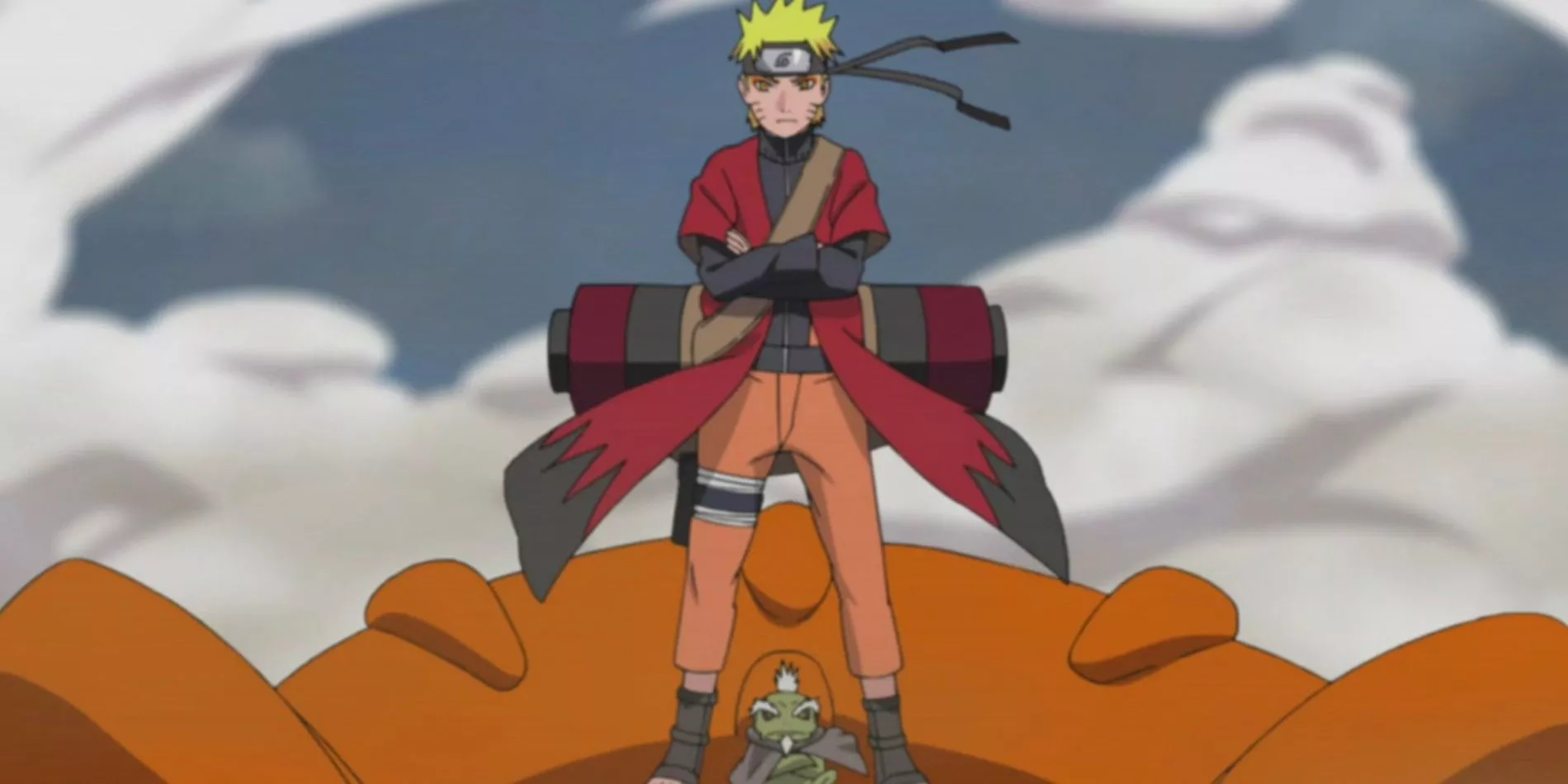 Naruto Uzumaki boldly returns with Sage Mode and new abilites in Naruto Shippuden.