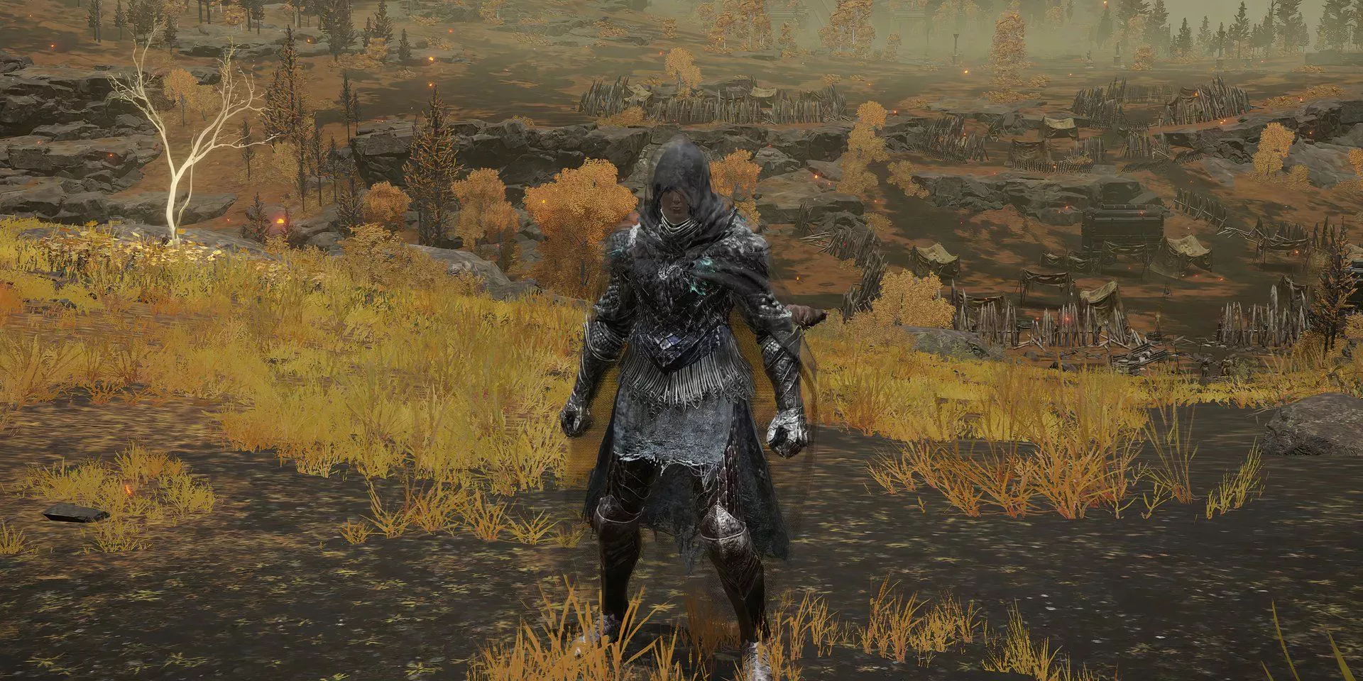 The black knife armor set in Elden Ring