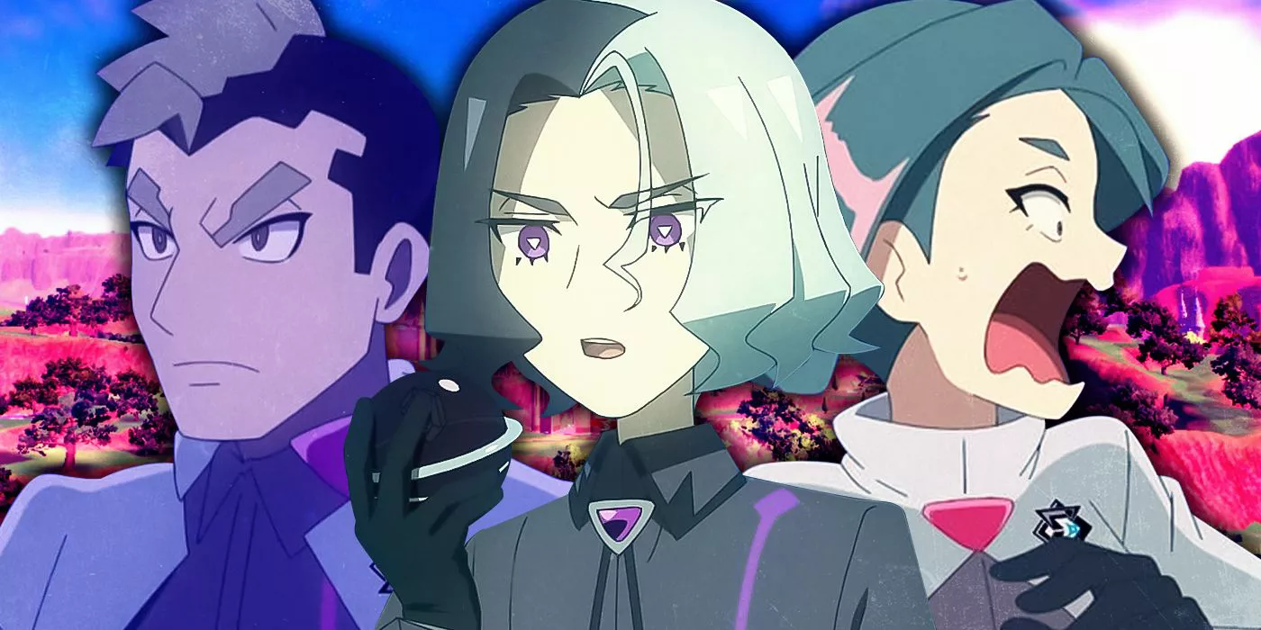 Zirc, Amethio and Onia in Pokémon Horizons