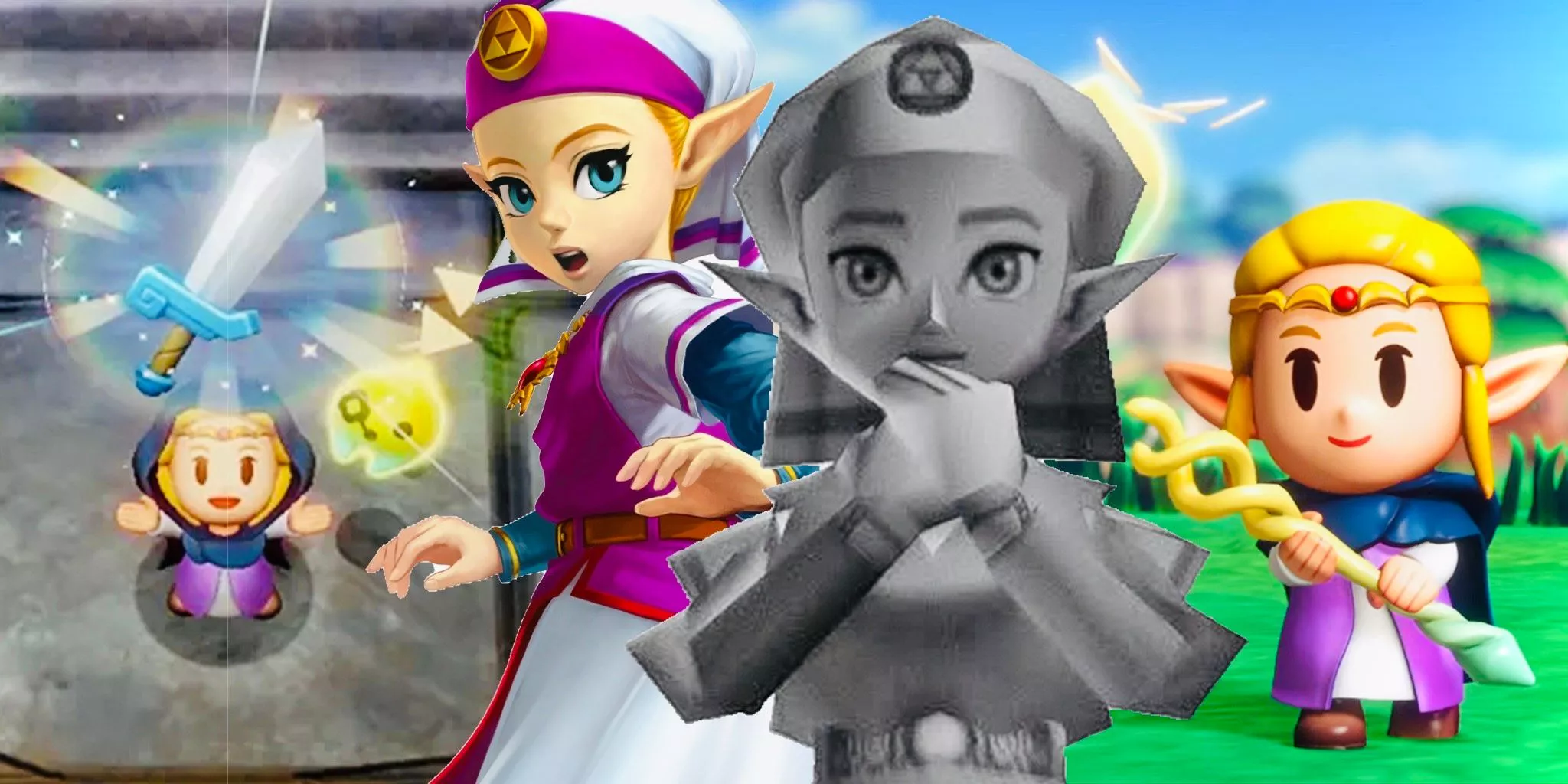 La Princesa Zelda de Ocarina of Time sorprendida en Zelda en Echoes of Wisdom