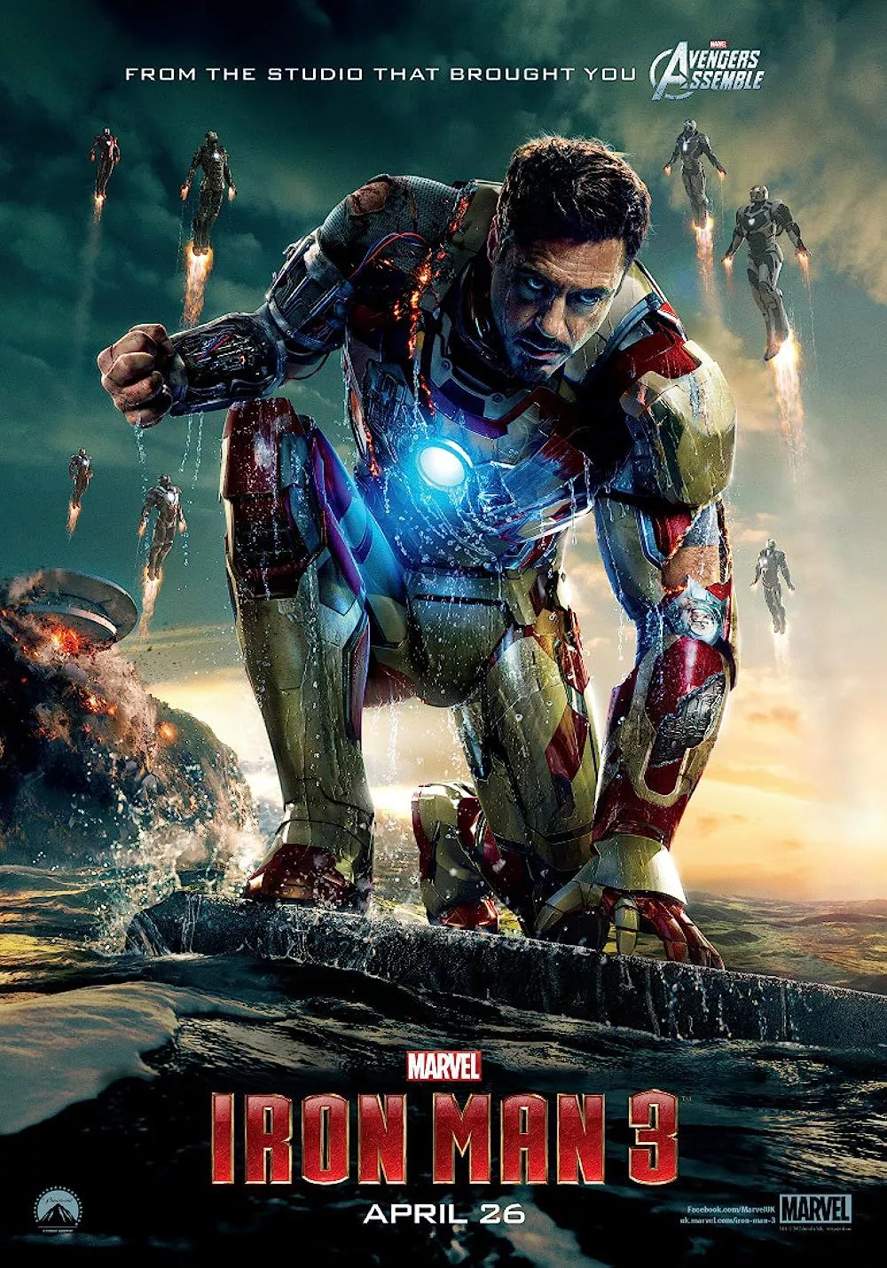 Robert Downey Jr. como Tony Stark en Iron Man 3