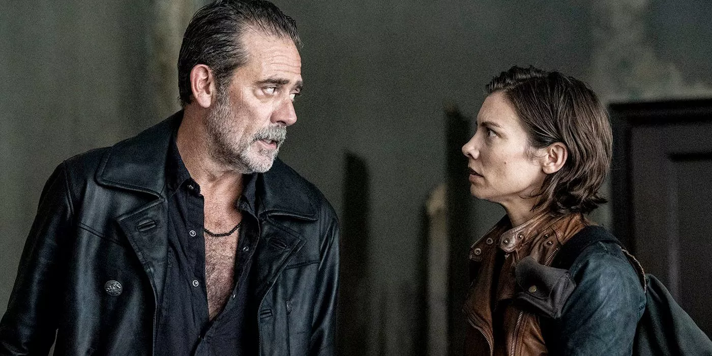 The Walking Dead: Dead City screenshot featuring Maggie and Negan