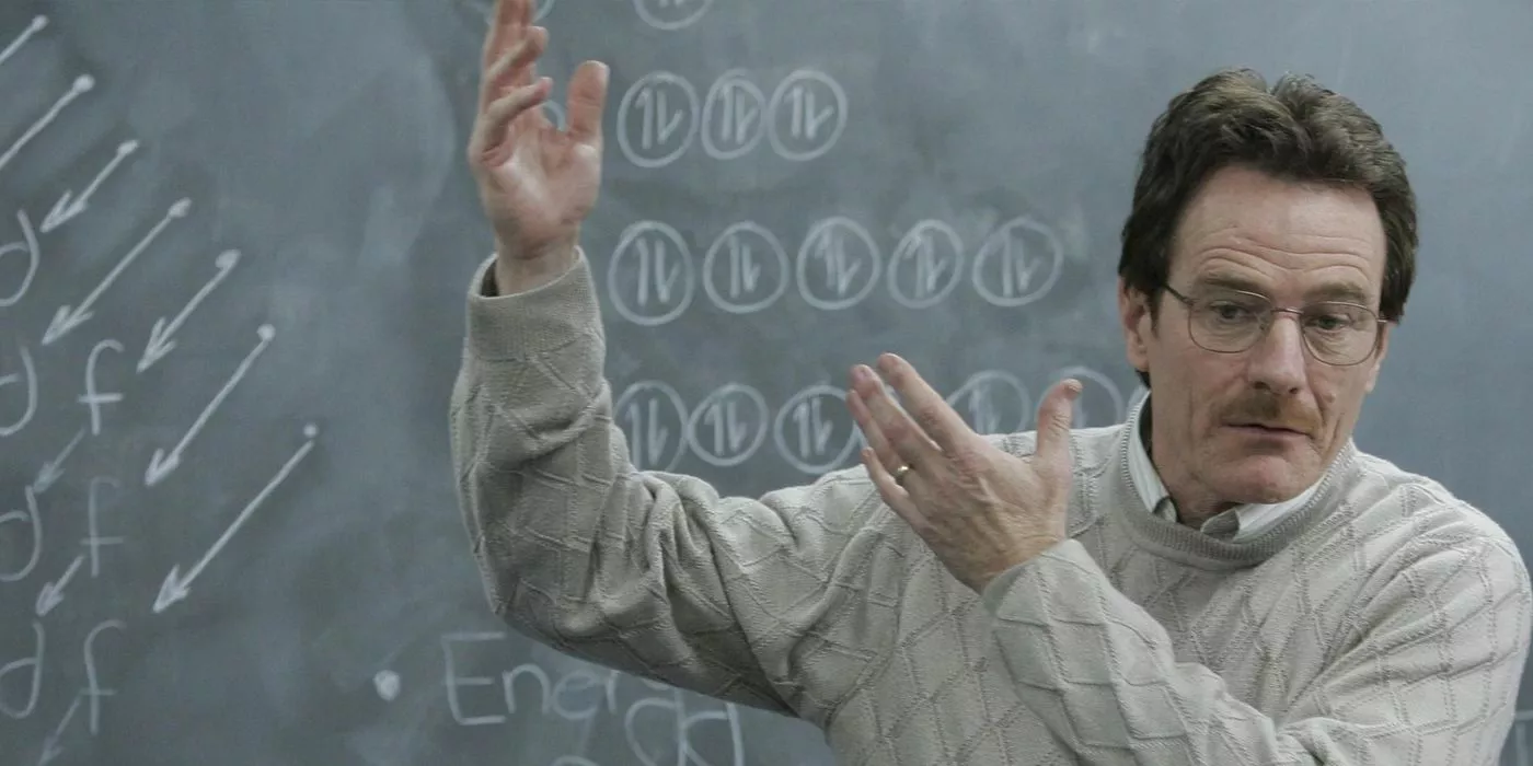 Walter White trabaja como profesor de química en Breaking Bad.