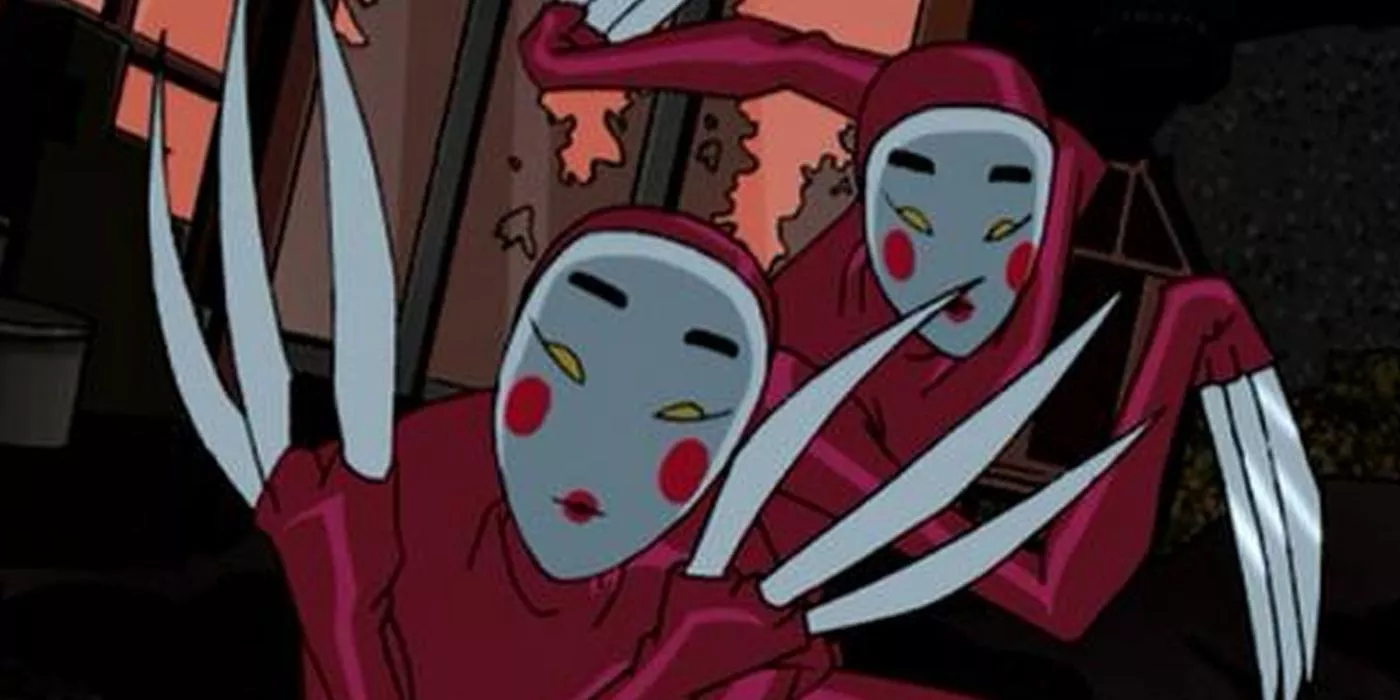 The Kabuki Twins from The Batman animated series