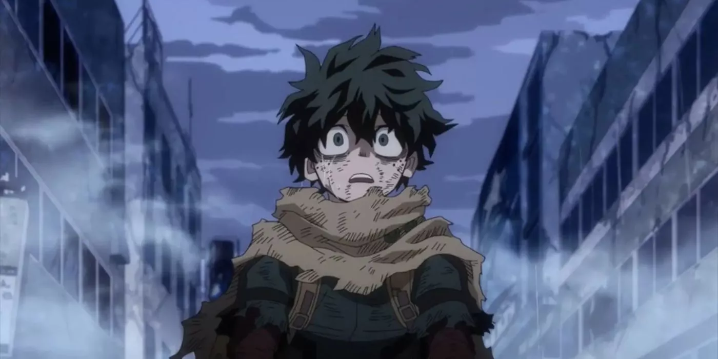 Deku snaps out of his Dark Deku persona in My Hero Academia