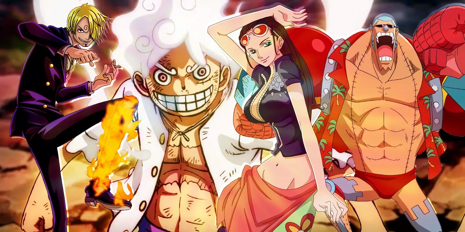 10-Strongest-Straw-Hat-Pirates-(Who-Aren’t-Luffy) Vinsmoke Sanji, Nico Robin, and Franky