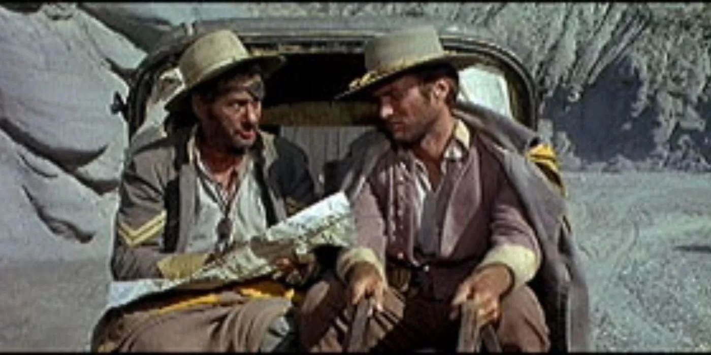 Clint Eastwood y Eli Wallach en El bueno, el feo y el malo