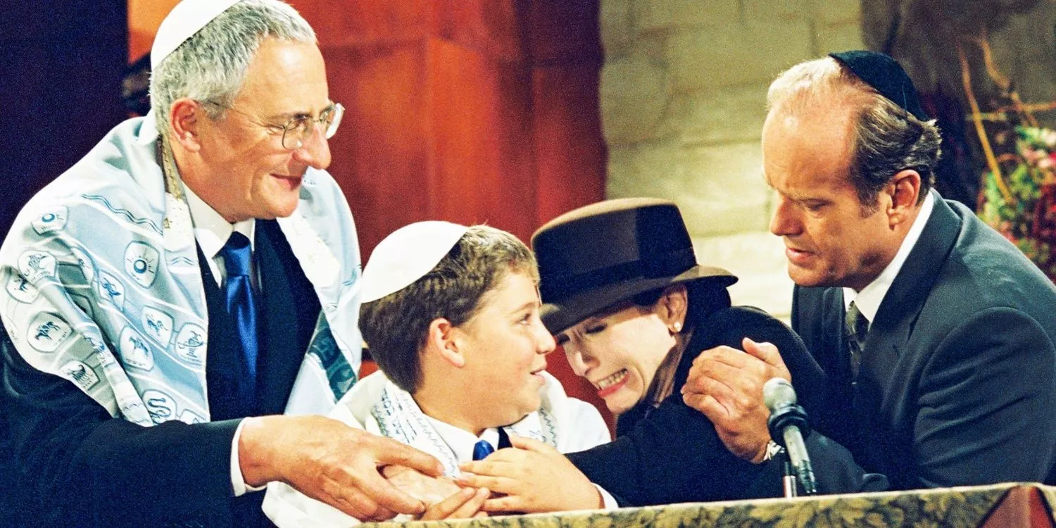 Frasier y Lilith en el Bar Mitzvah de Freddy