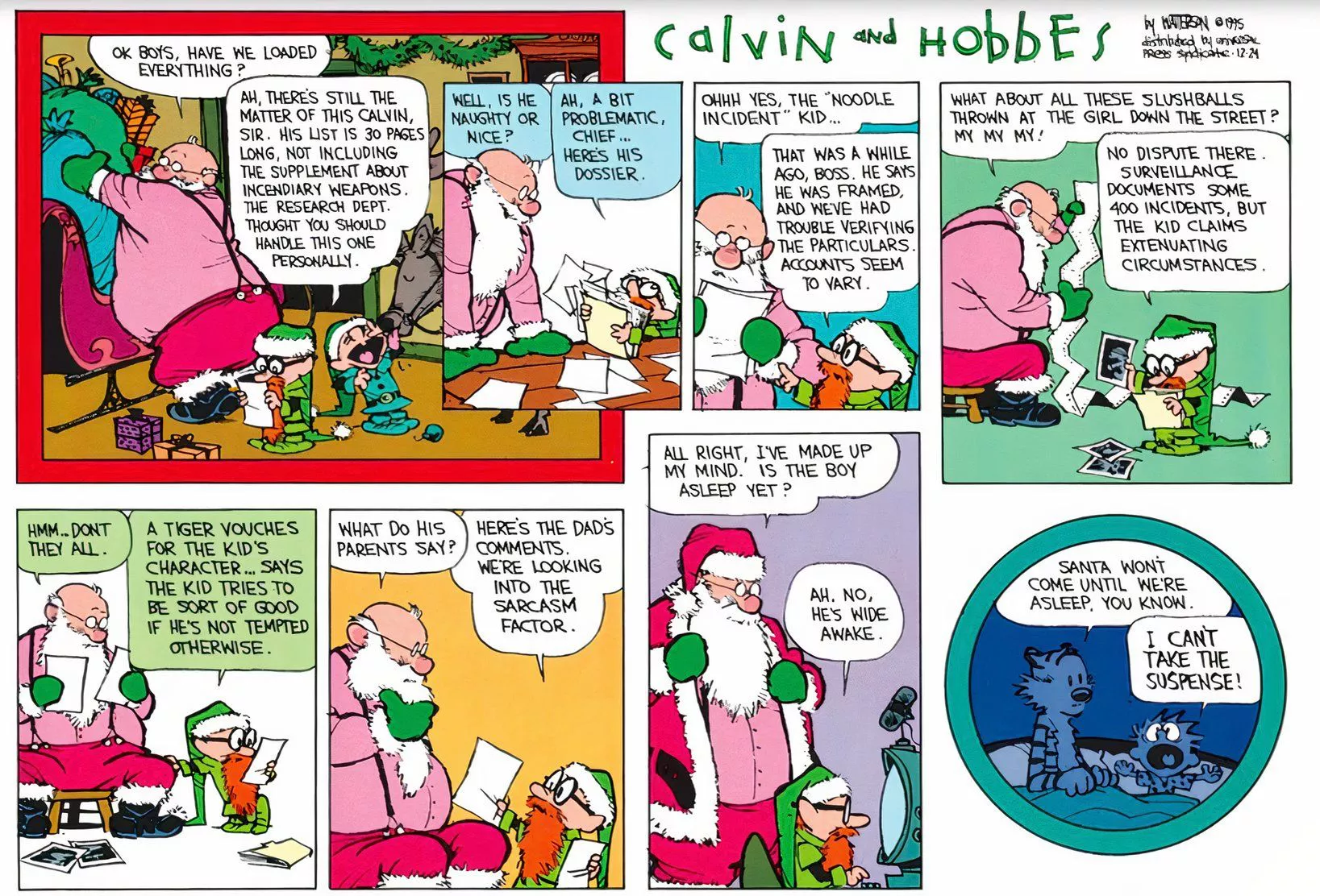 Calvin y Hobbes - Taller de Santa-1