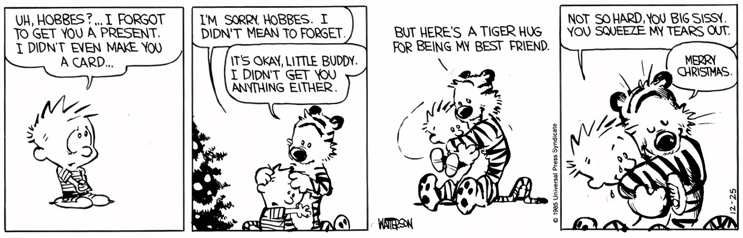 Calvin y Hobbes - Abrazo-1