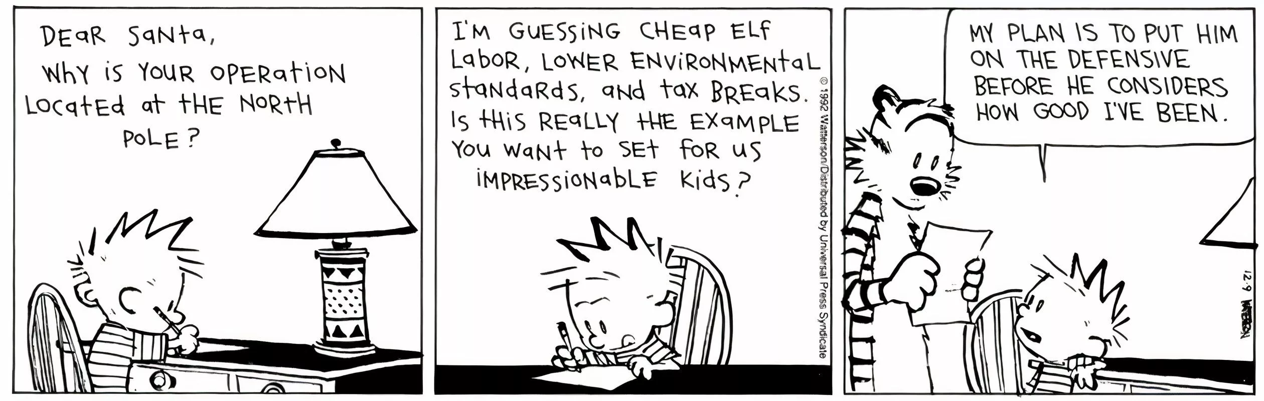 Calvin y Hobbes - Trabajo de Elfos-1