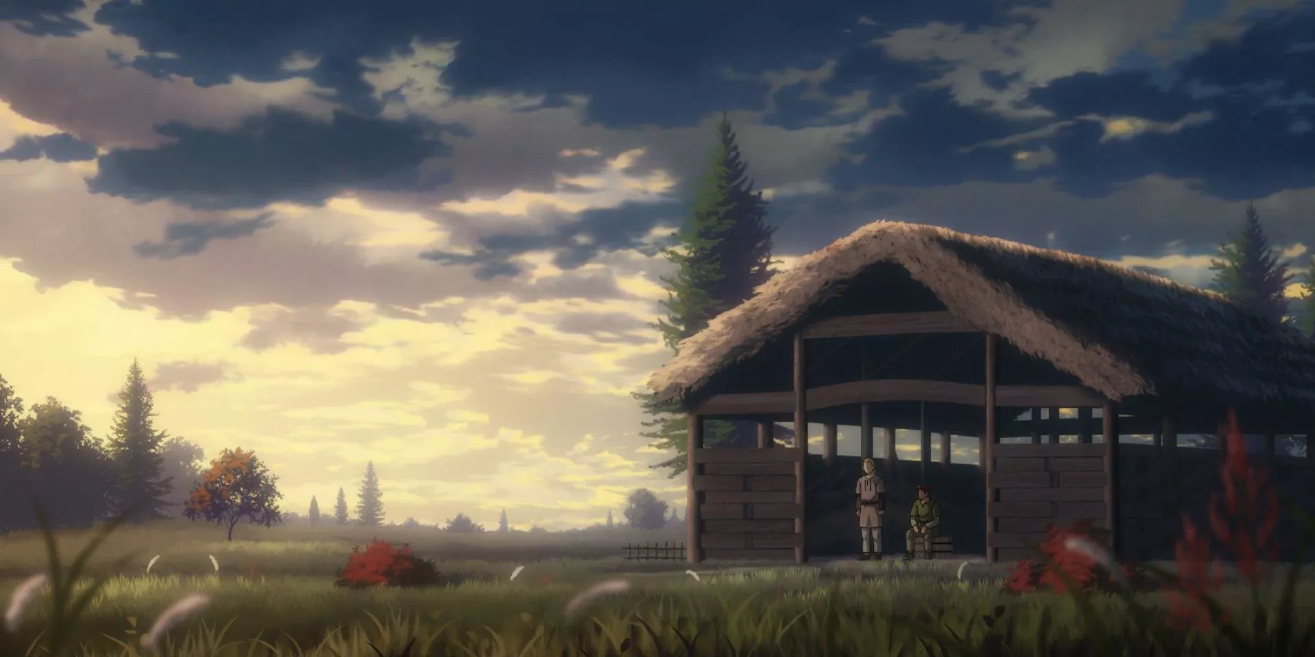 a picturesque landscape shot from Vinland Saga