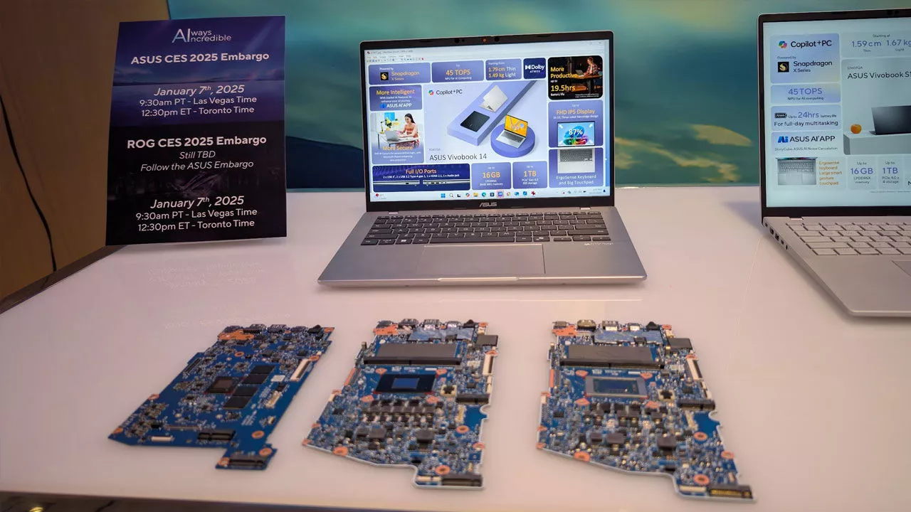 Zenbook A14 Leads Asus's Stunning Copilot+ Laptop Lineup For Ces 2025